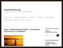 Tablet Screenshot of graceinchrist.org